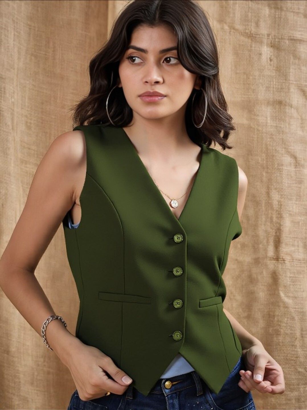 perfect productions Solid Women Waistcoat-picture-13