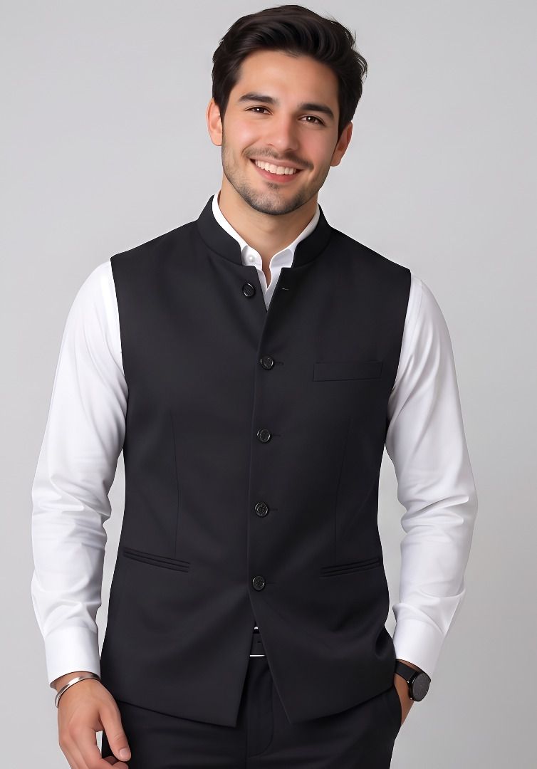 cadmon Solid Men Waistcoat-picture-33