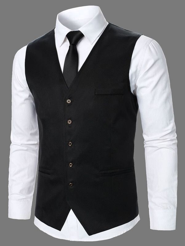 ktf Solid Men Waistcoat-picture-33