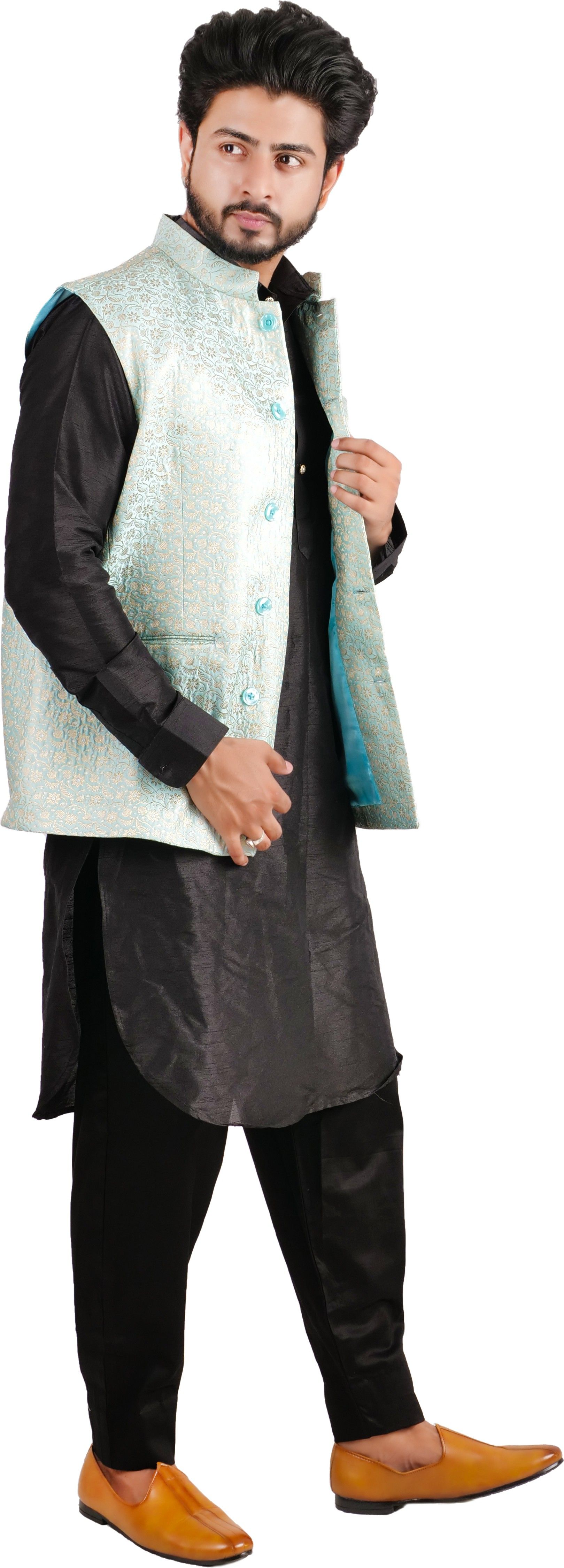 rayie collection Printed Men Waistcoat-picture-19