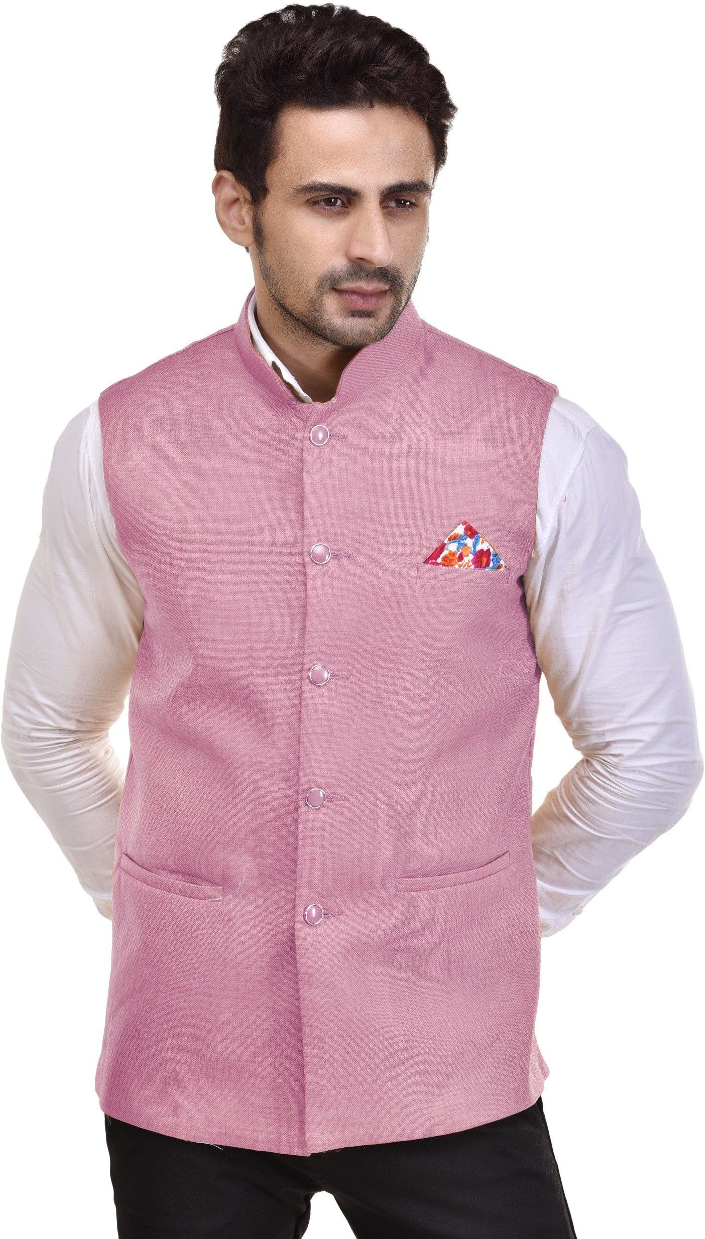 qitty Solid Men Waistcoat-picture-16
