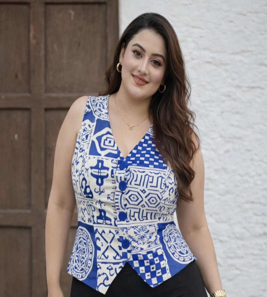 tinz Printed Women Waistcoat-picture-27