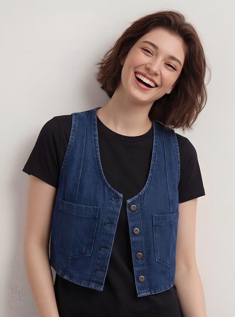 purever india Solid Women Waistcoat-picture-32