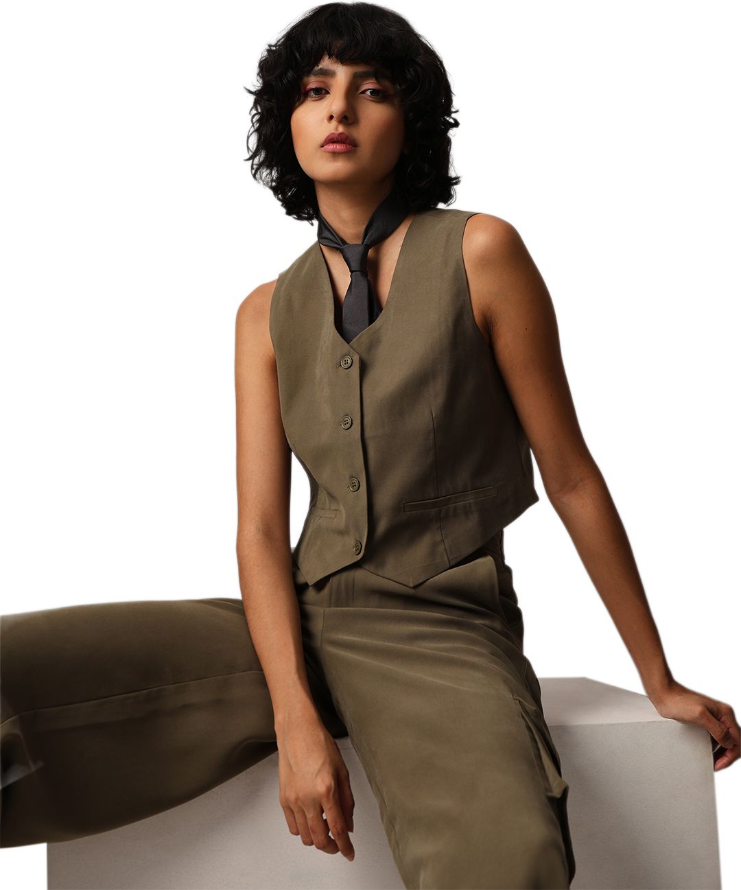 only Solid Women Waistcoat-picture-22