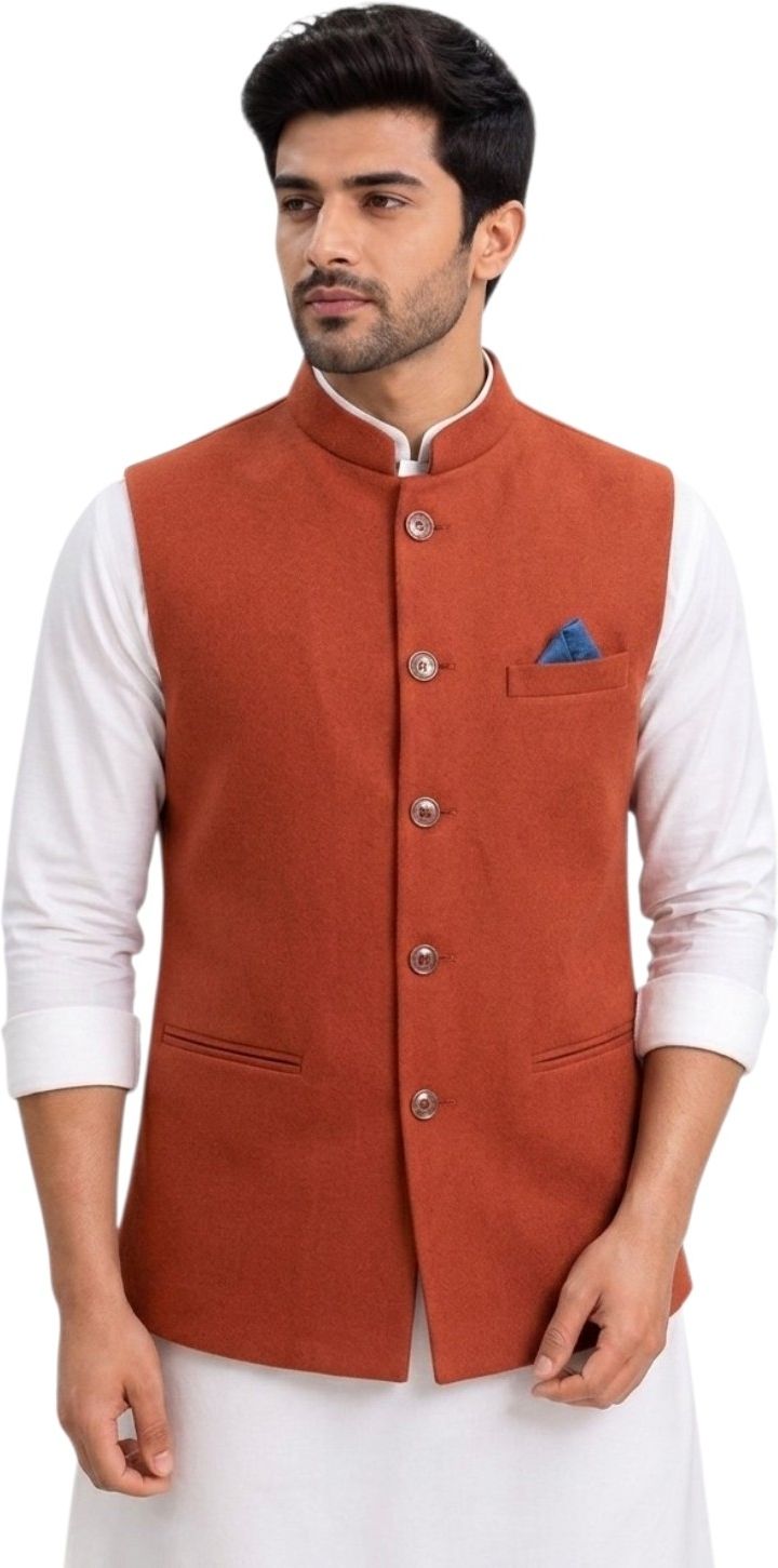 glonex Solid Men Waistcoat-picture-14