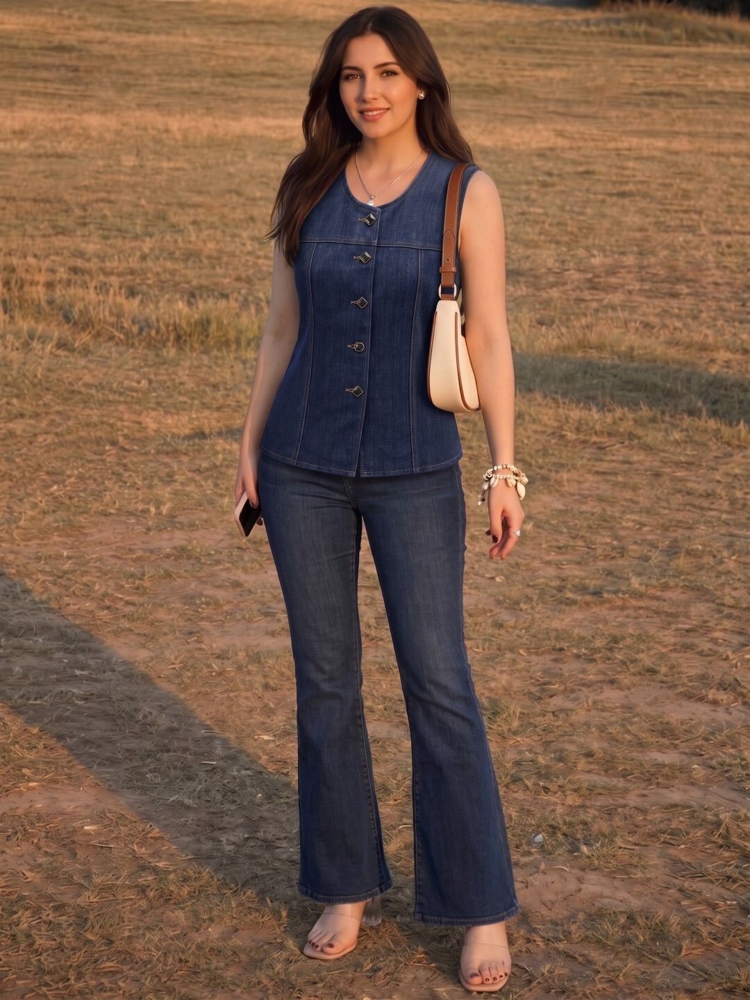 just shop Solid Women Waistcoat-picture-15