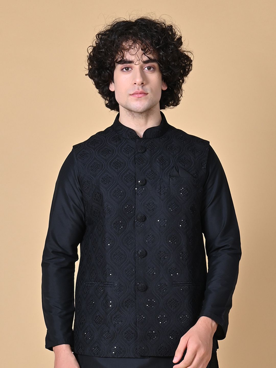 maahi fab Embroidered Men Waistcoat-picture-25