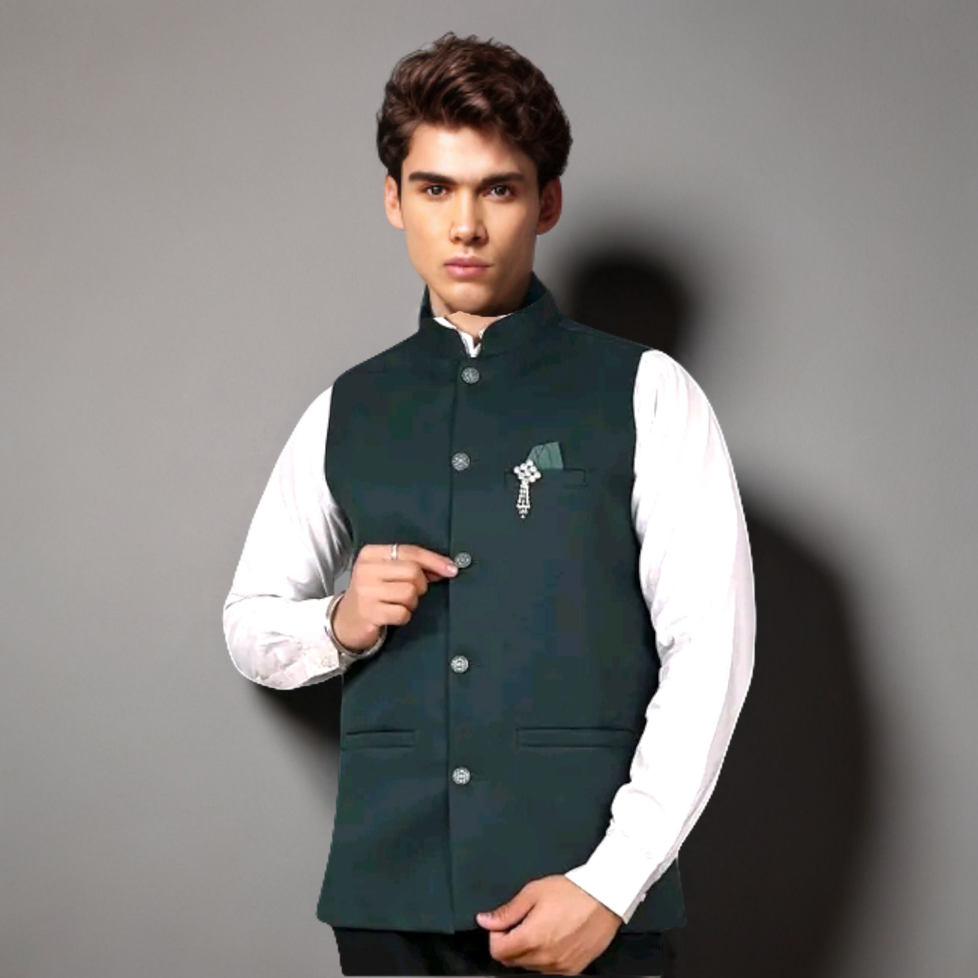 Solid Men Waistcoat