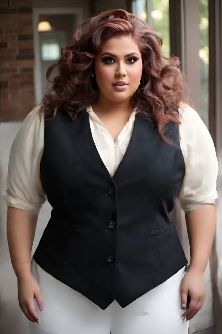 cadmon Solid Women Waistcoat-picture-12