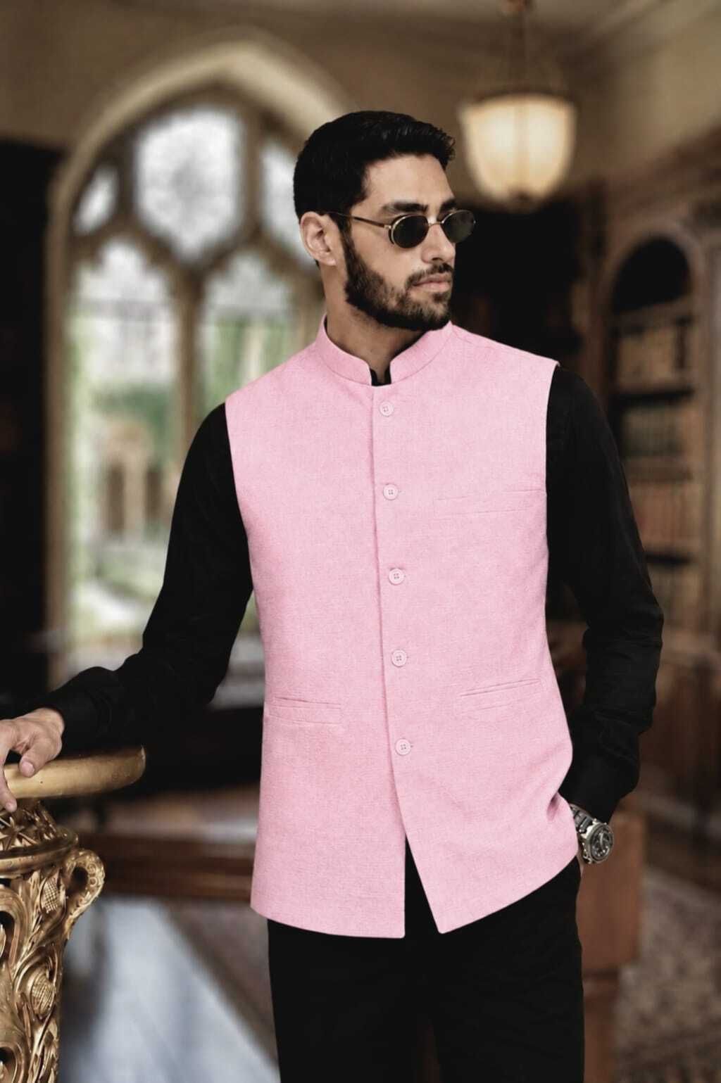 w s textile Solid Men Waistcoat-picture-18