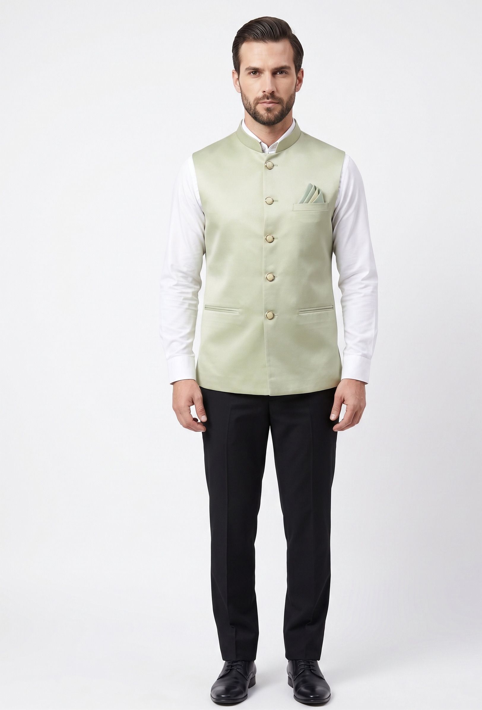 blazer world Solid Men Waistcoat-picture-1