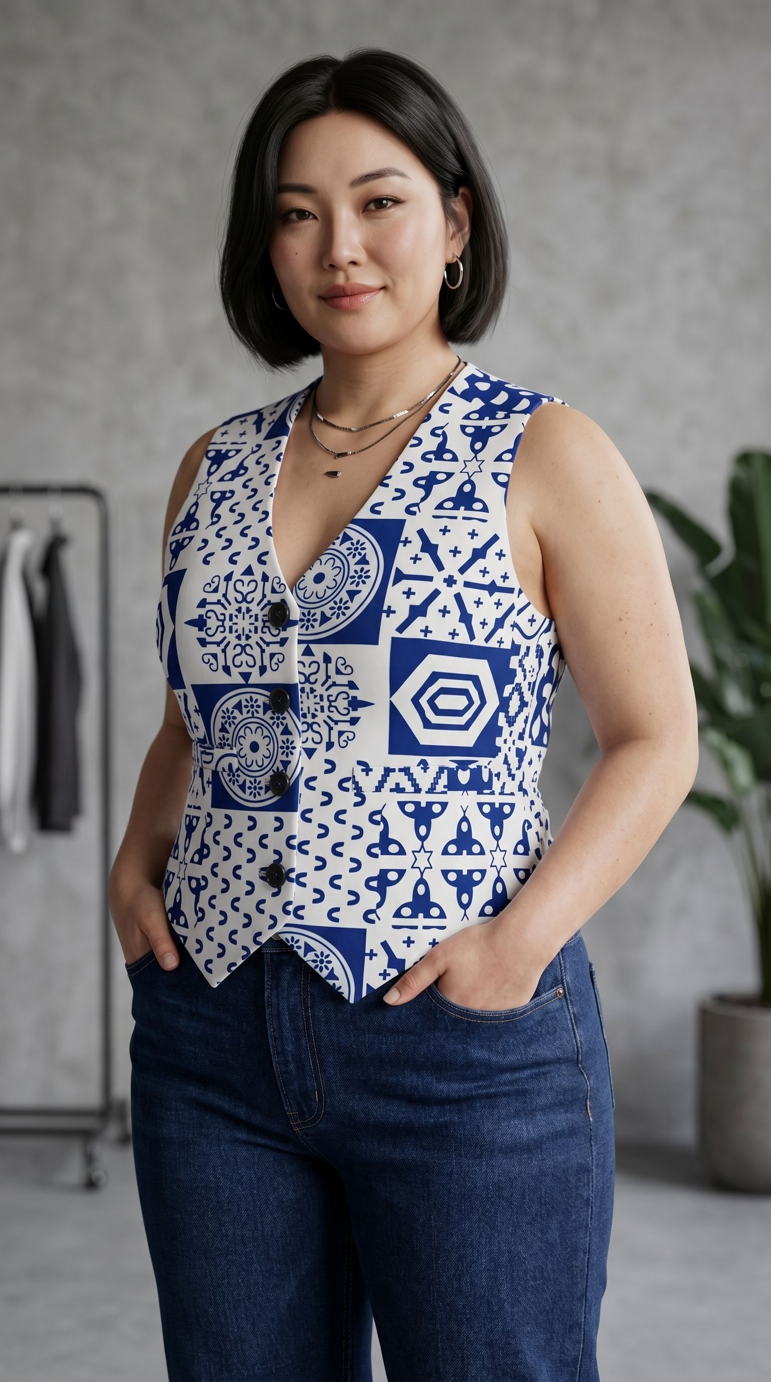 perfect productions Printed Women Waistcoat-picture-29