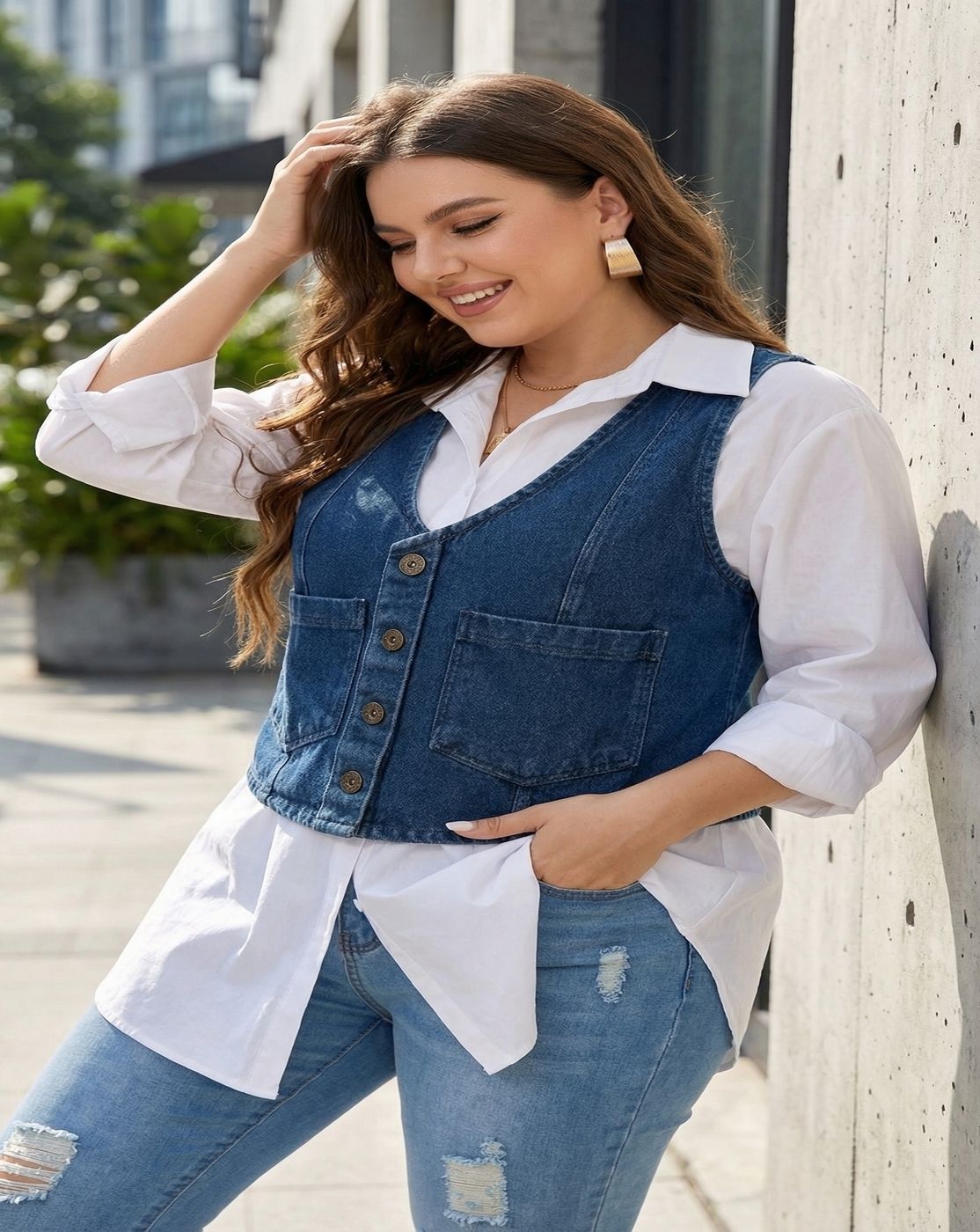 cadmon Solid Women Waistcoat-picture-24