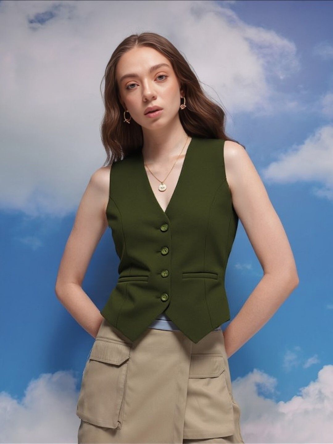 perfect productions Solid Women Waistcoat-picture-27