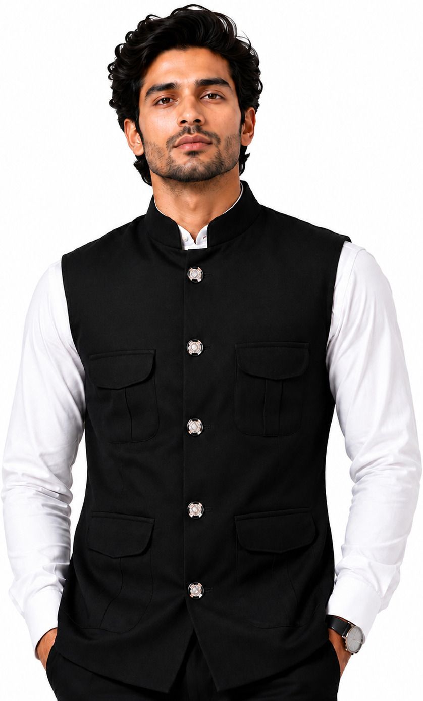 fashion senoraa Solid Men Waistcoat-picture-18