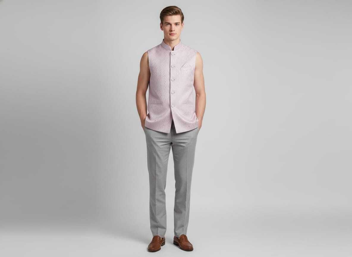 maksud enterprise Solid Men Waistcoat-picture-22