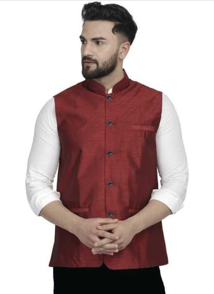maksud enterprise Solid Men Waistcoat-picture-12