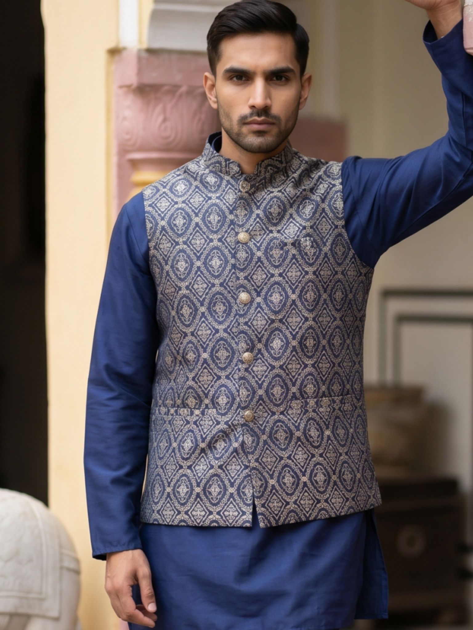 jompers Woven Men Waistcoat-picture-15