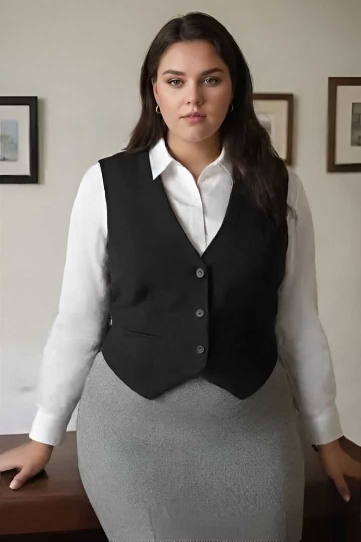 Solid Women Waistcoat-image-21