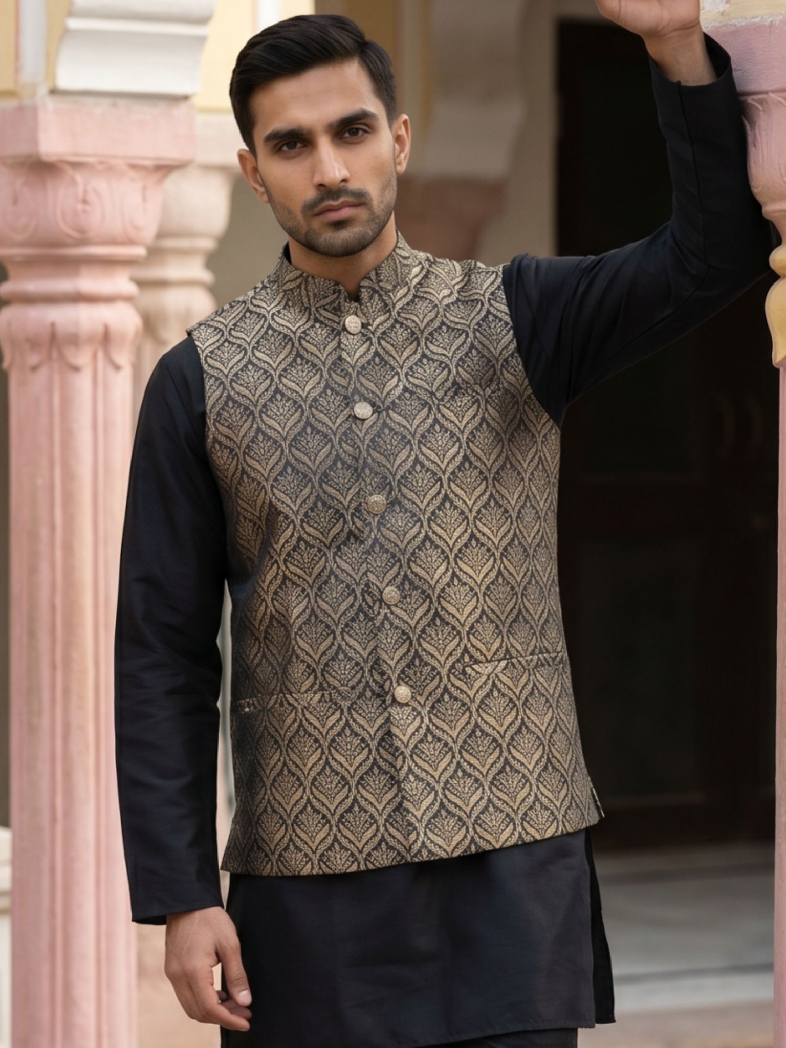 jompers Woven Men Waistcoat-picture-43