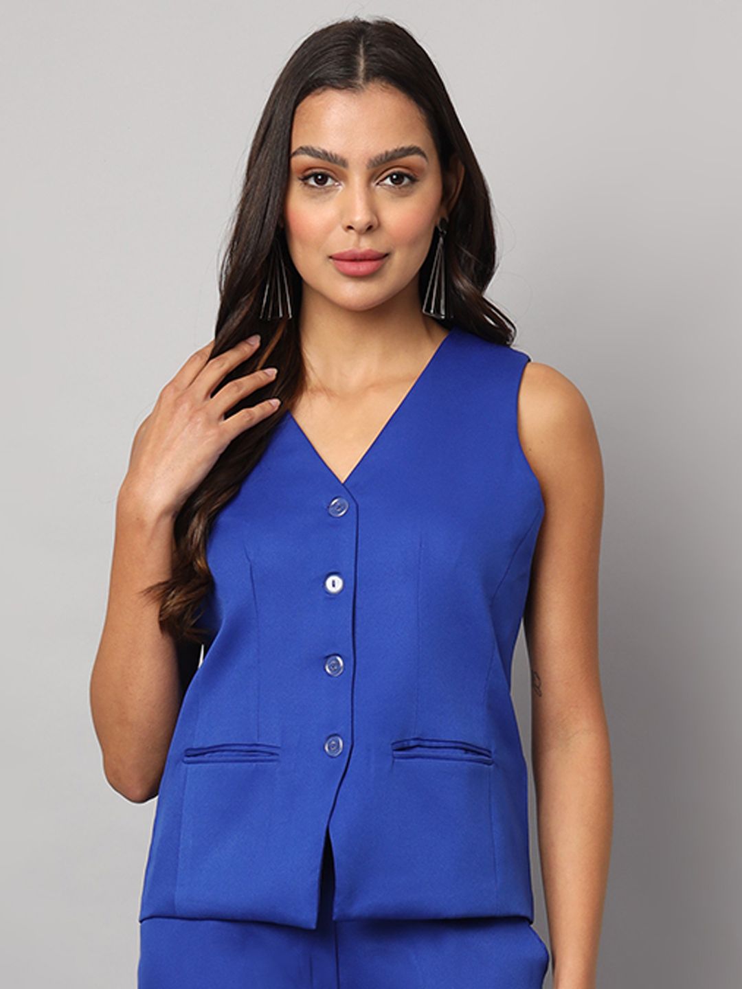 brinns Solid Women Waistcoat-picture-10