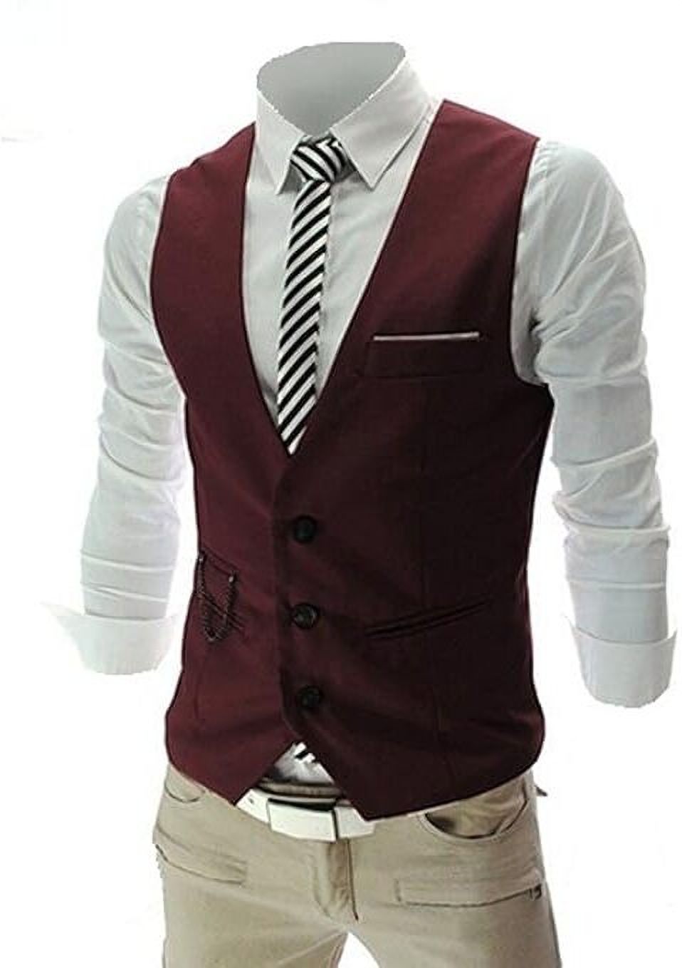 oora Solid Men Waistcoat-picture-21