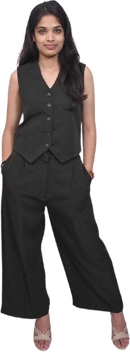 archas Solid Women Waistcoat-picture-44