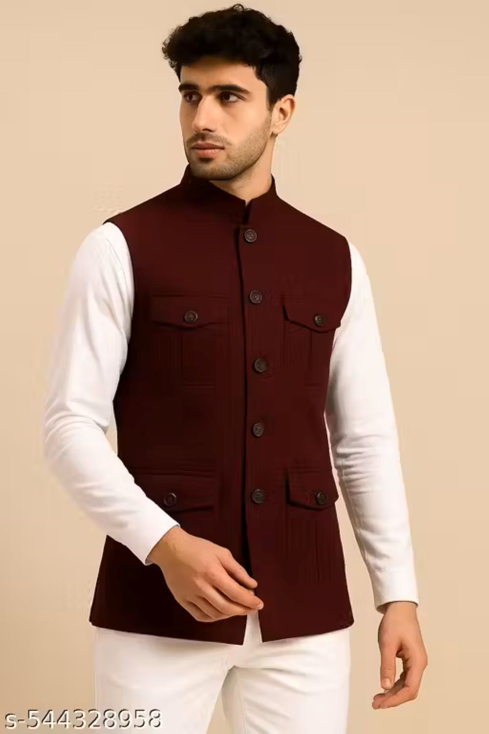 bizzeie Solid Men Waistcoat-picture-13