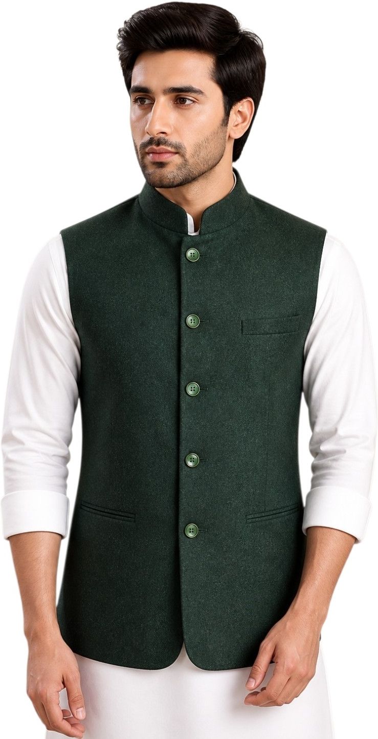 glonex Solid Men Waistcoat-picture-14