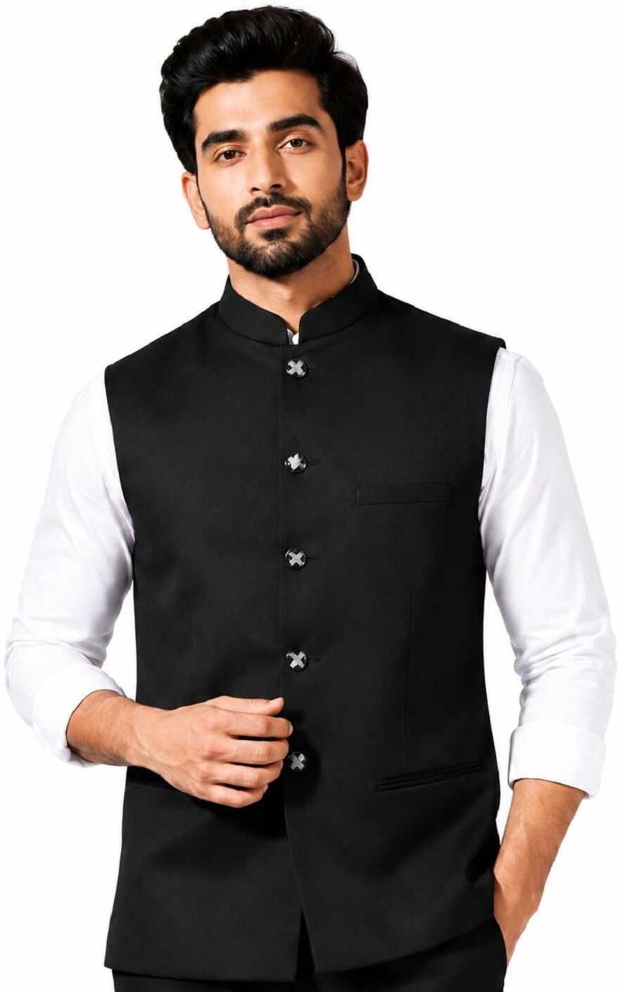 fashion senoraa Solid Men Waistcoat-picture-43