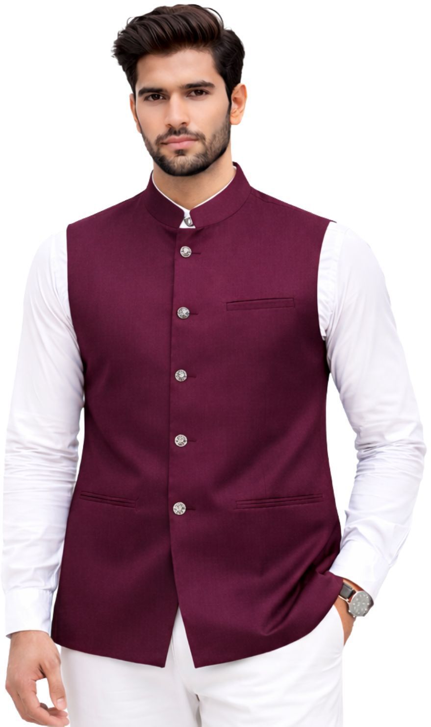 trendbis Solid Men Waistcoat-picture-31