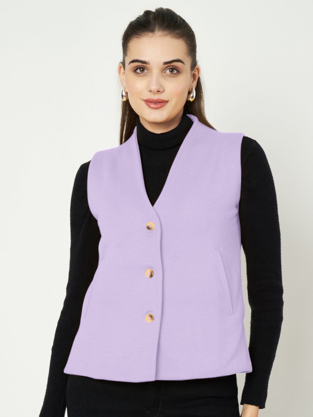 brinns Solid Women Waistcoat-picture-39