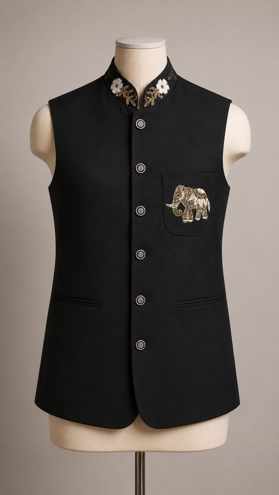 akify Embroidered Men Waistcoat-picture-13