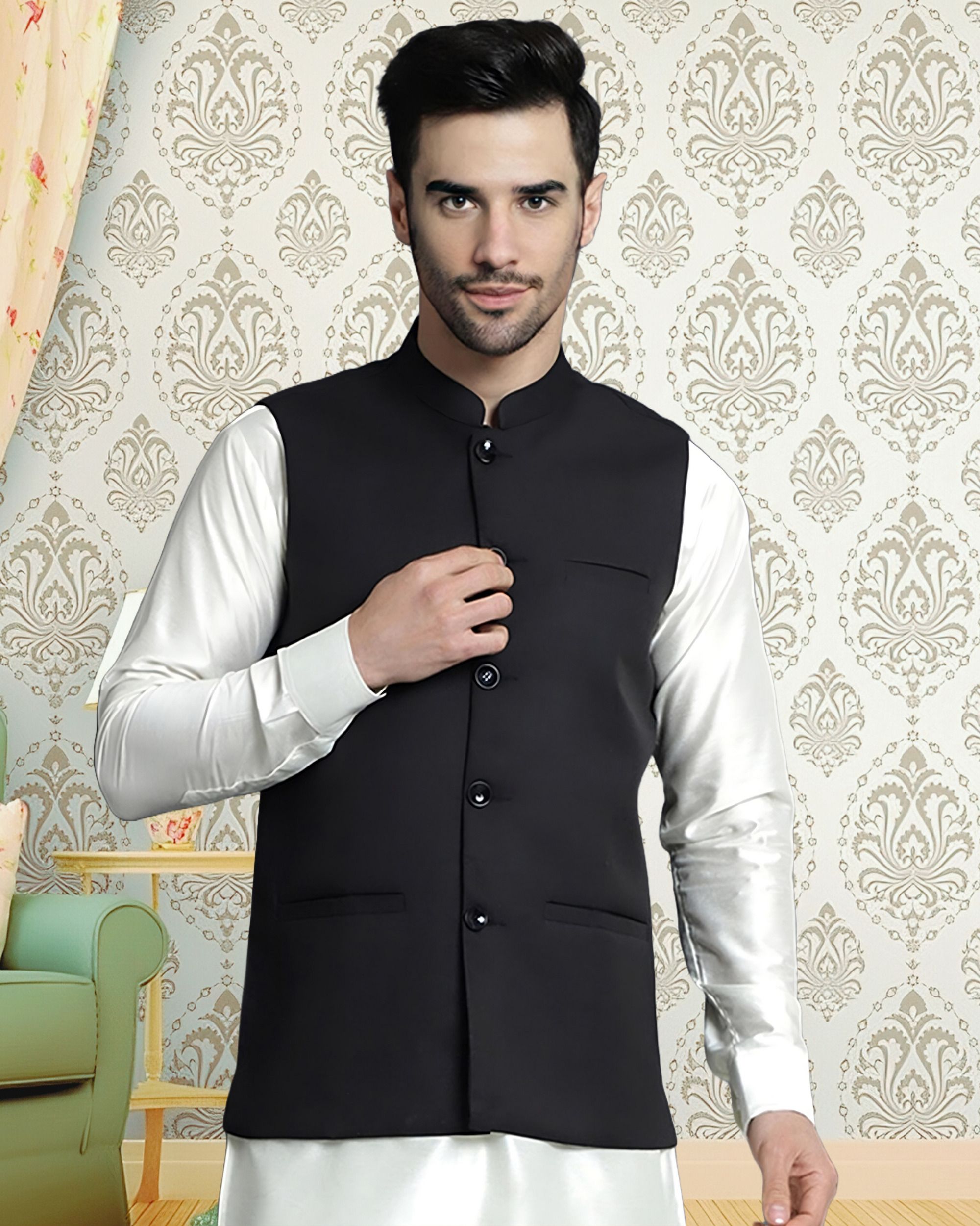 rocksy Solid Men Waistcoat-picture-27