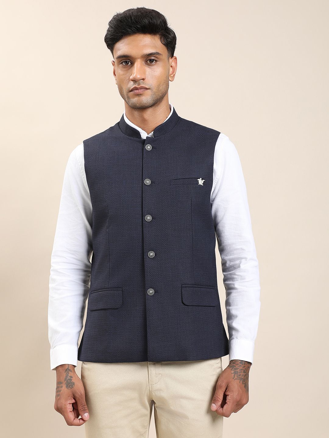 turtle Solid Men Waistcoat-picture-20