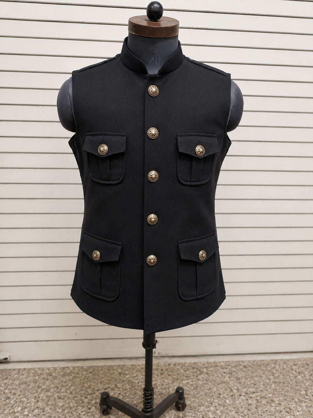 sy primium wear Self Design Men Waistcoat-picture-22