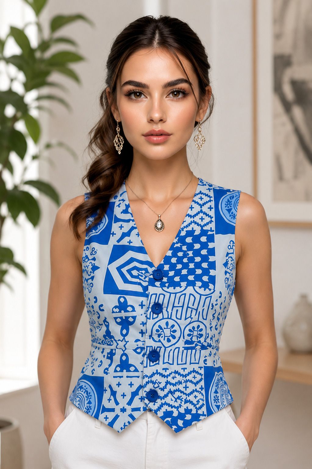 tinz Printed Women Waistcoat-picture-37