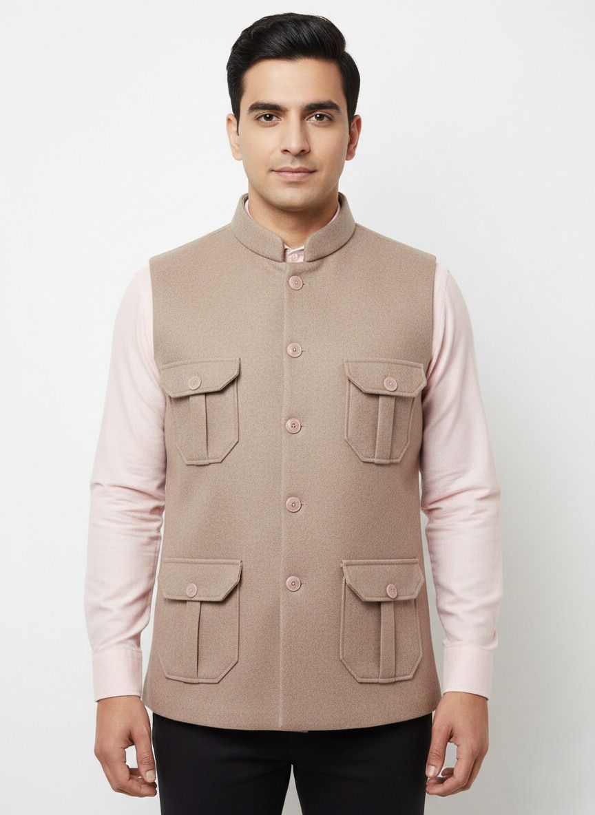 ynstrends Solid Men Waistcoat-picture-30