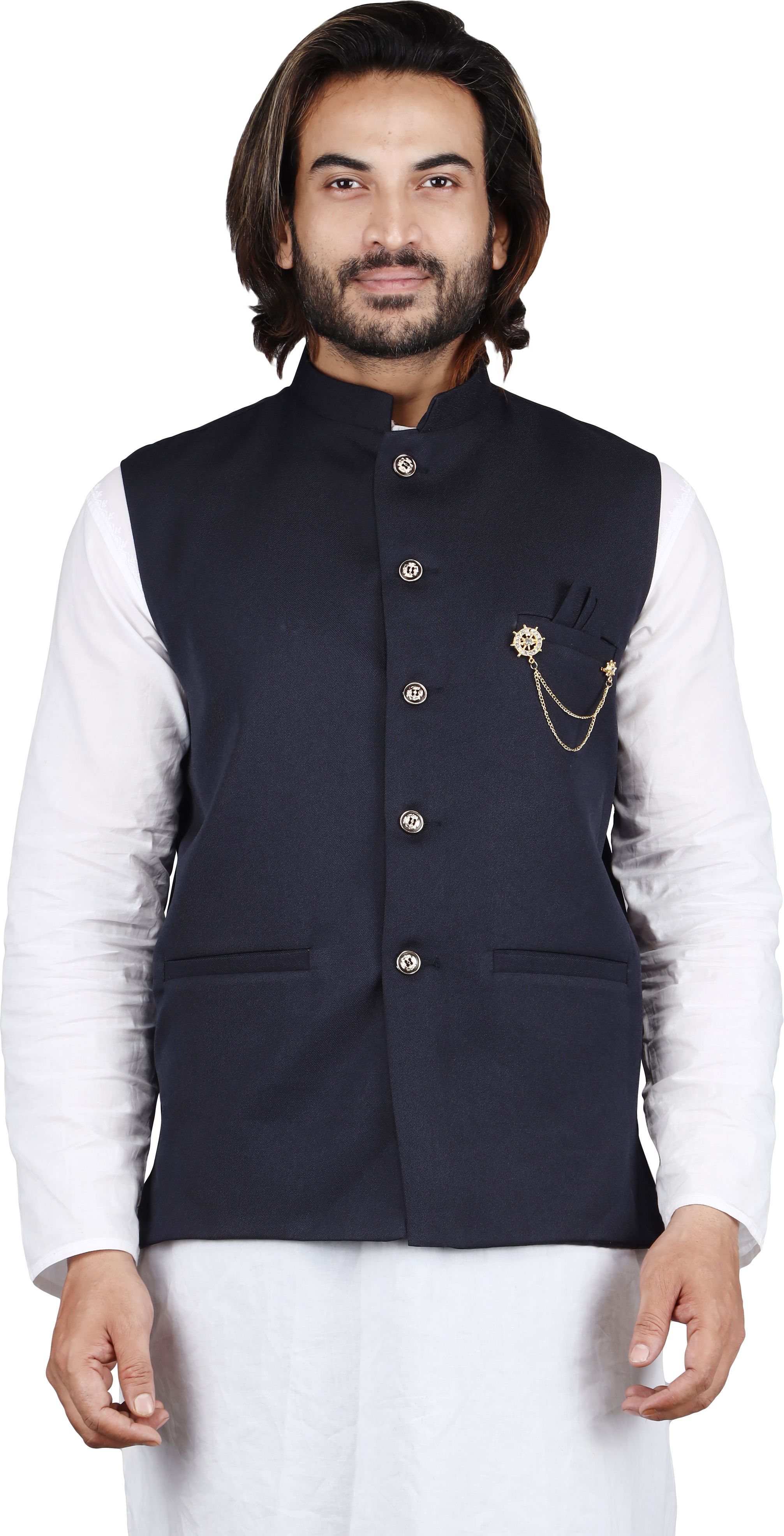 maksud enterprise Solid Men Waistcoat-picture-29