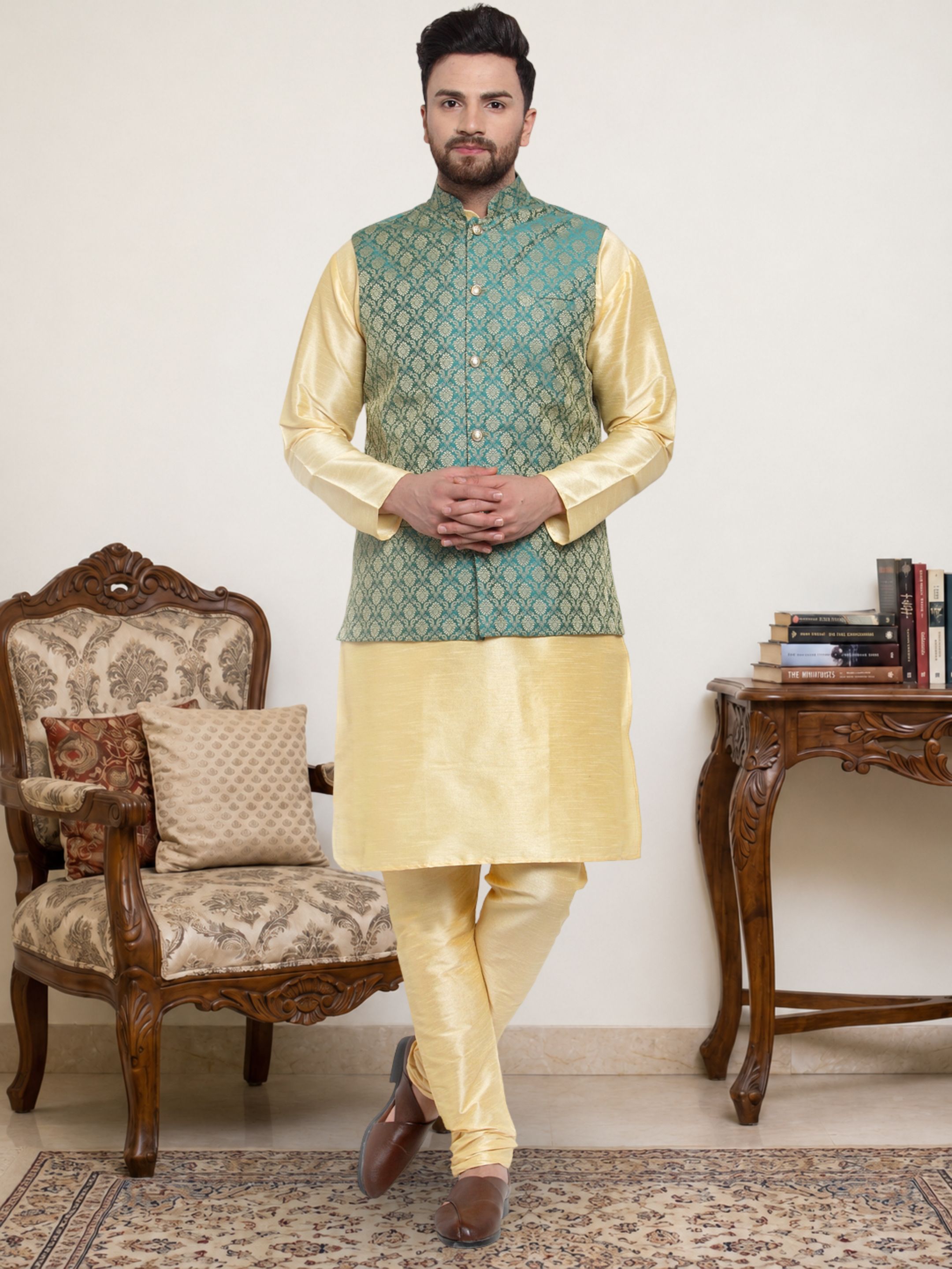 jompers Self Design Men Waistcoat-picture-37