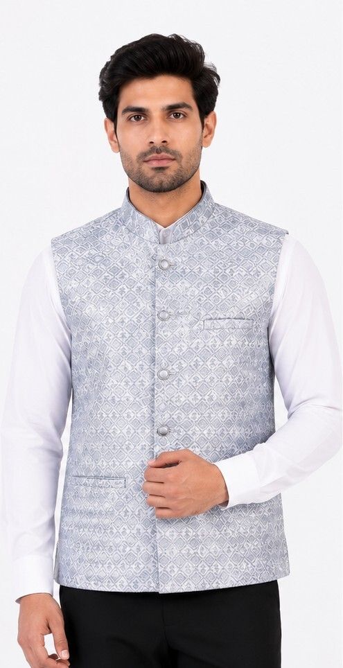 akify Embellished Men Waistcoat-picture-12