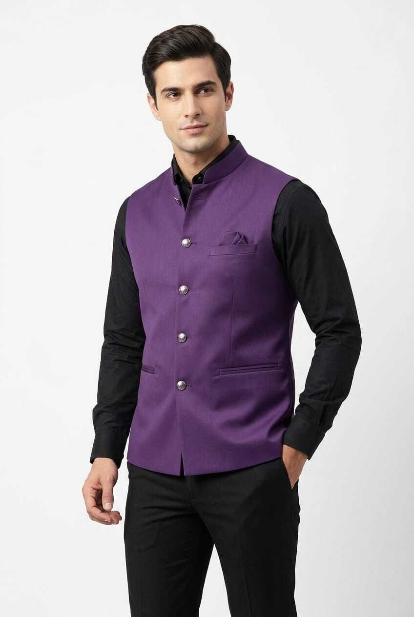 asthetic Solid Men Waistcoat-picture-21