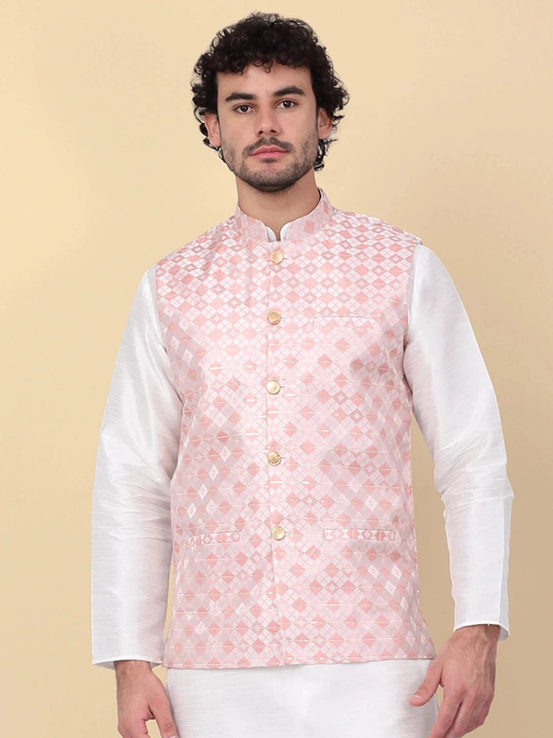 kraft india Printed Men Waistcoat-picture-13