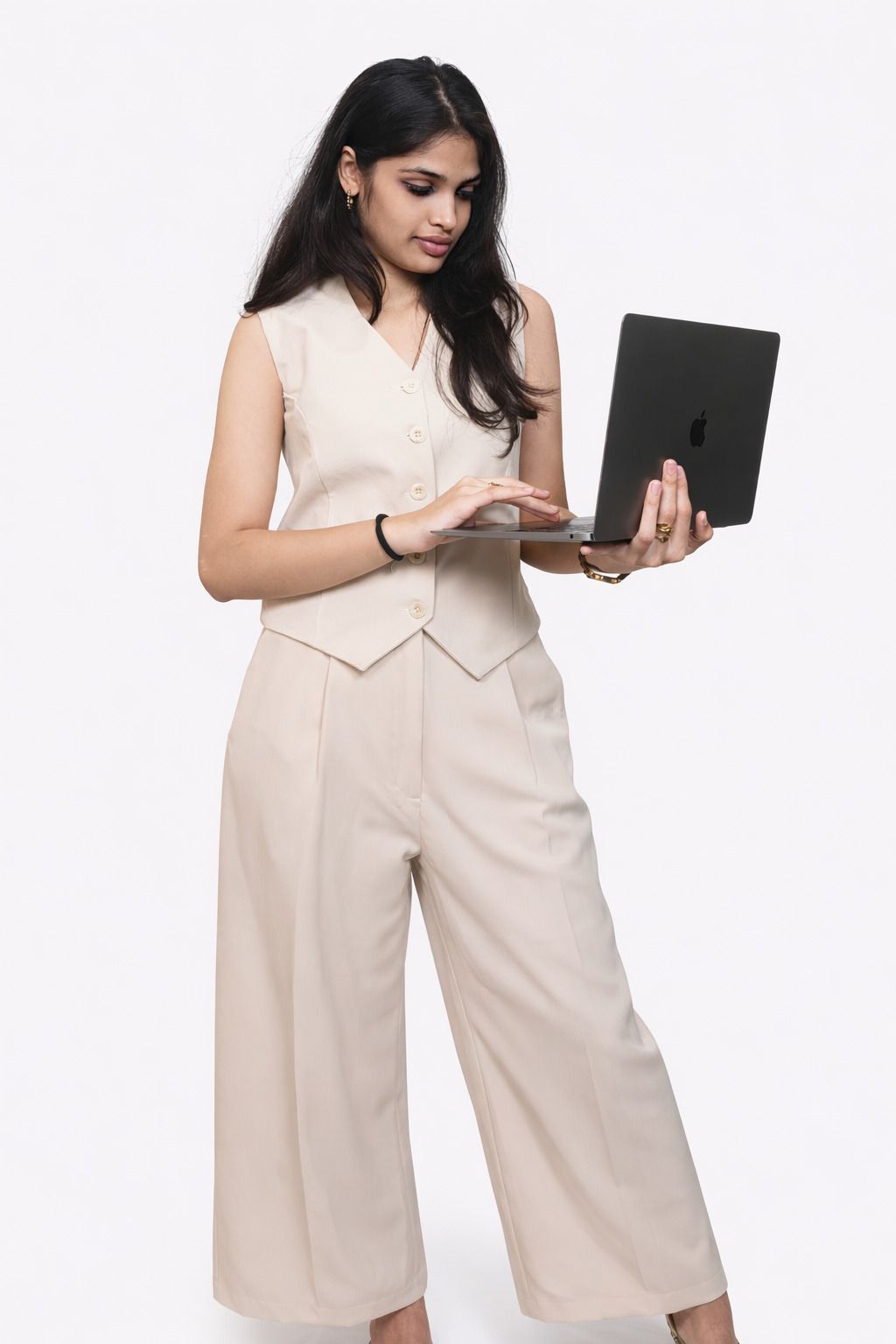 archas Solid Women Waistcoat-picture-40