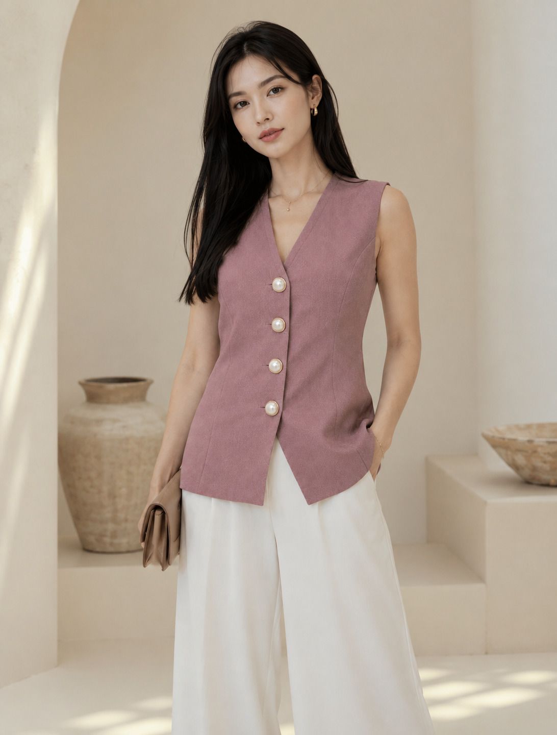tinz Solid Women Waistcoat-picture-34