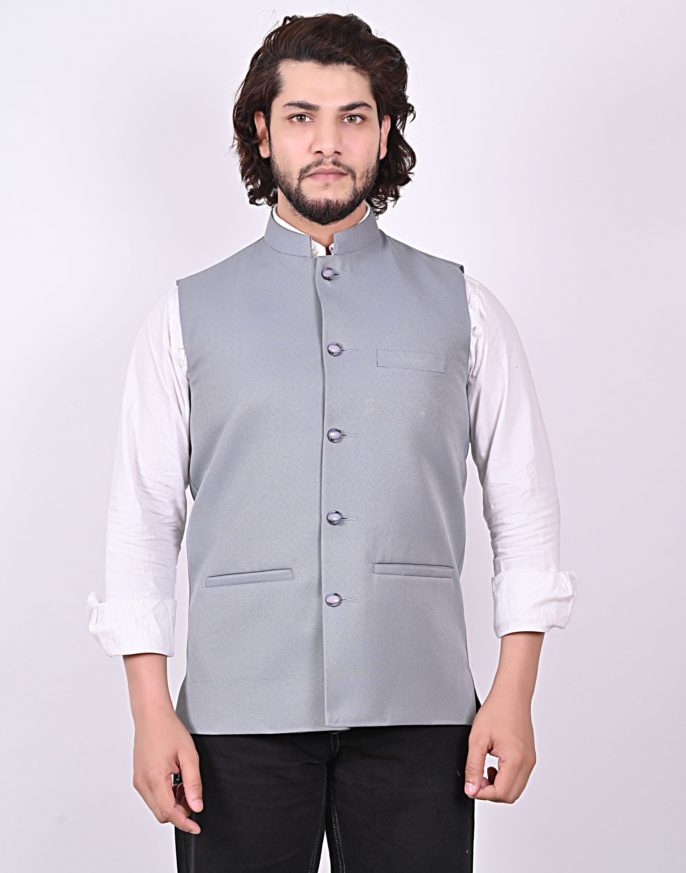 nadwi garments Solid Men Waistcoat-picture-14