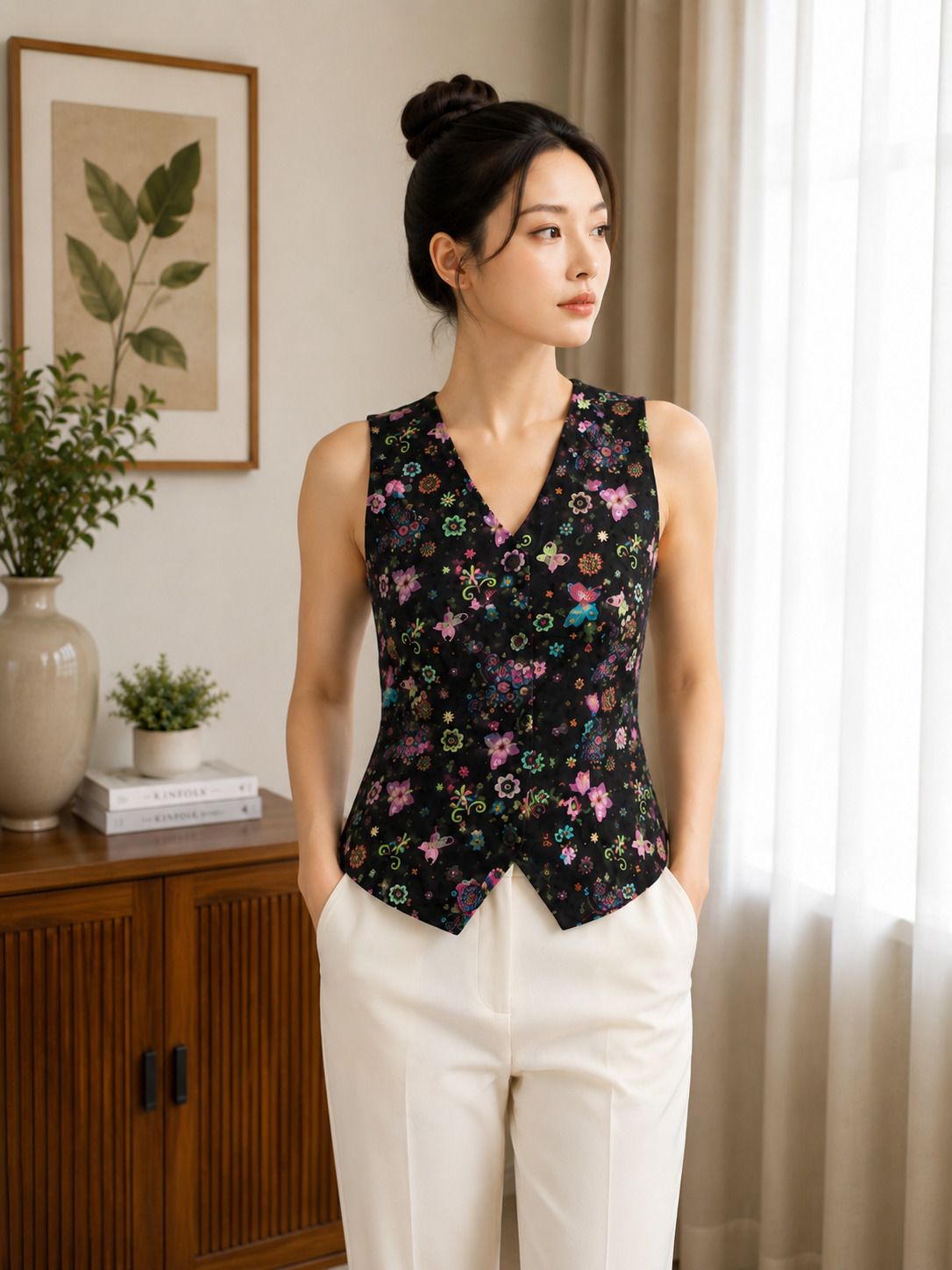 rajasi Printed Women Waistcoat-picture-17