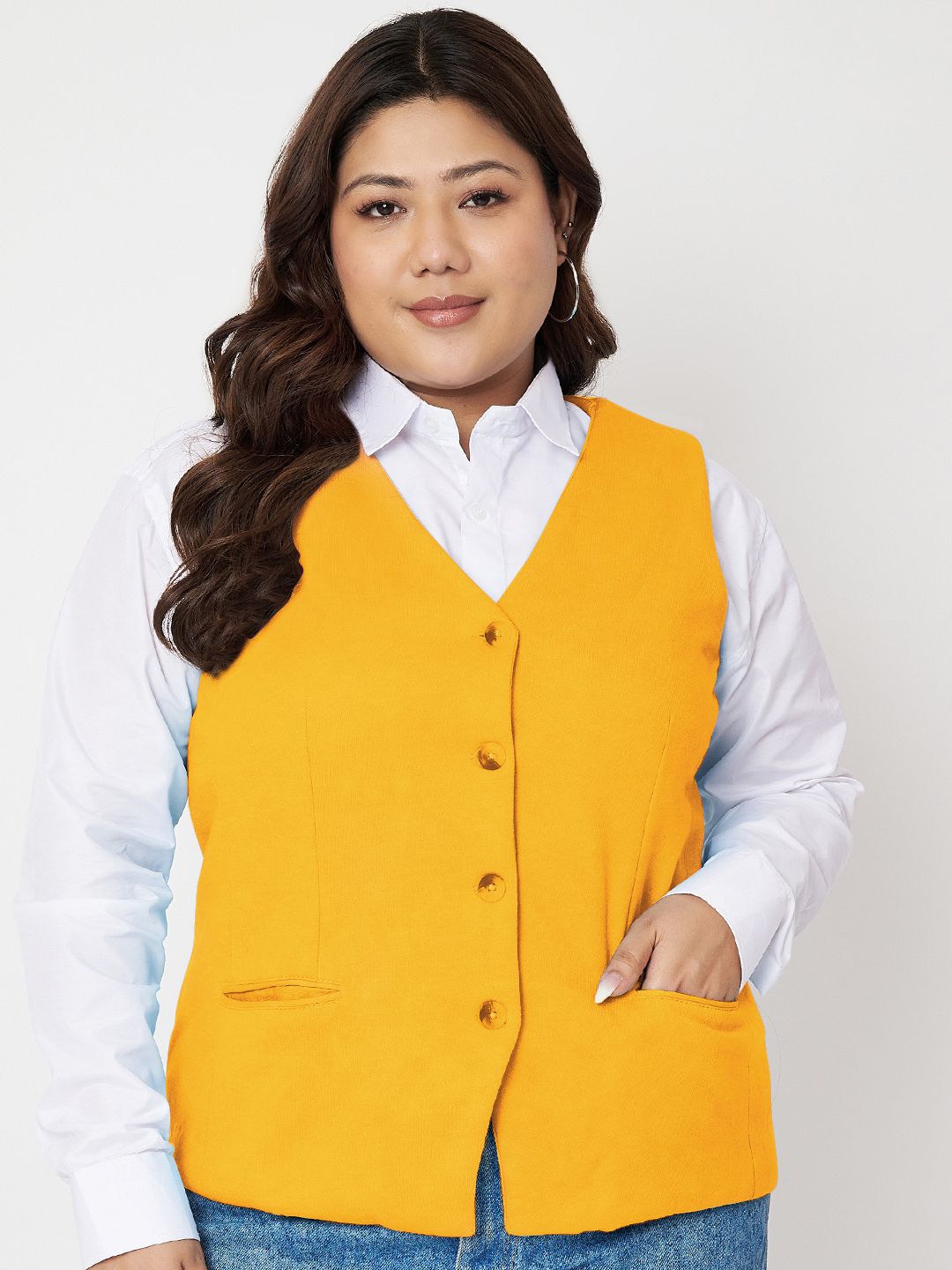 brinns Solid Women Waistcoat-picture-21