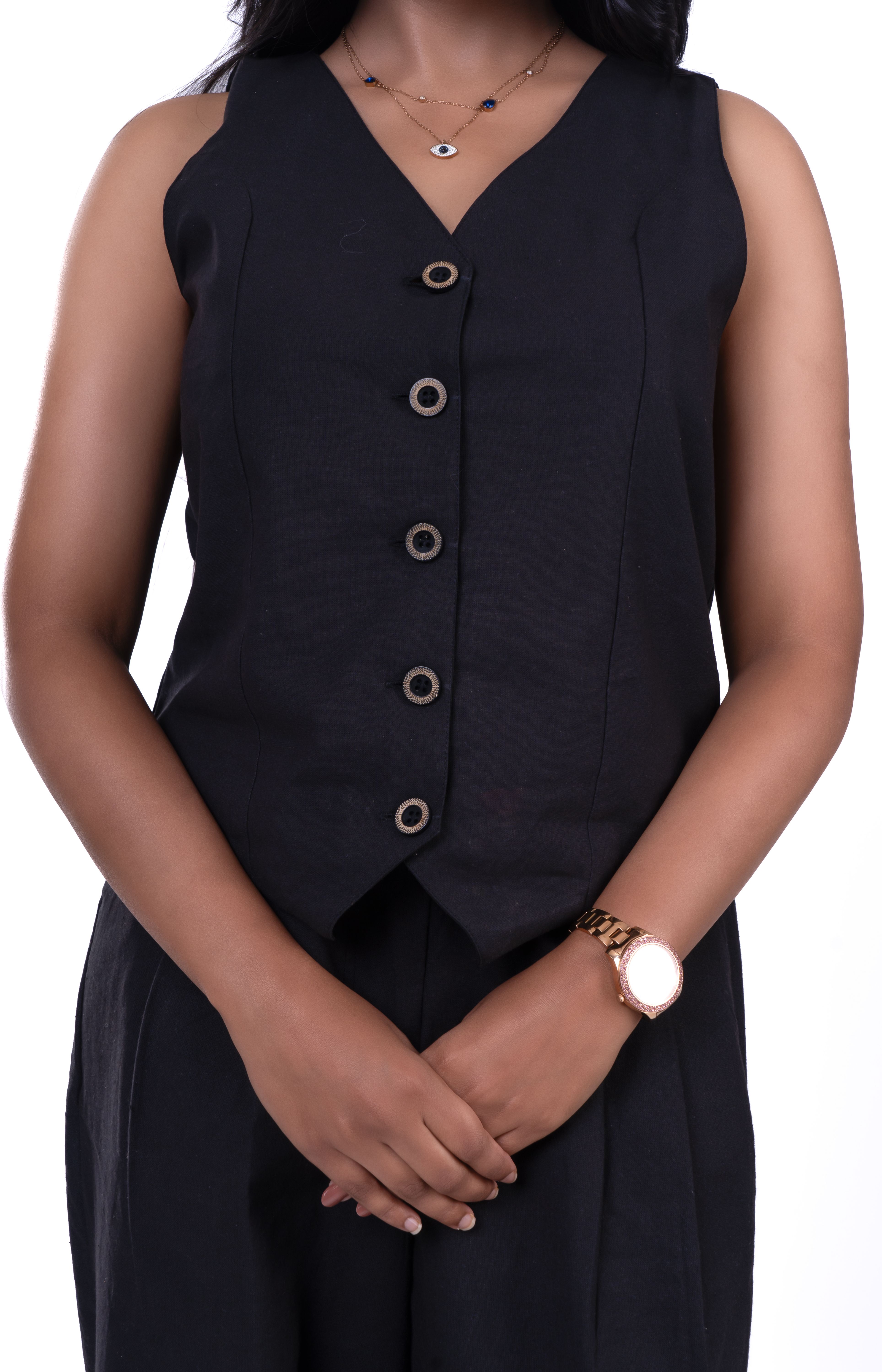 shaba Solid Women Waistcoat-picture-10