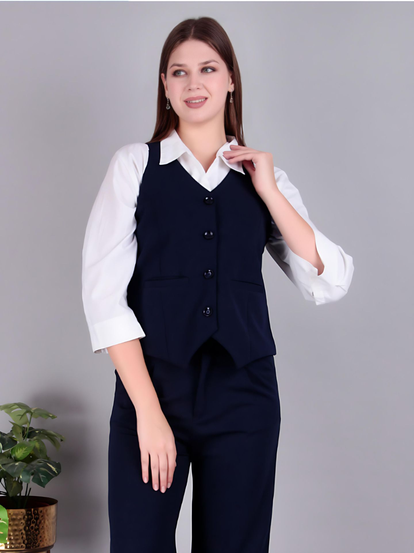 rocksy Solid Women Waistcoat-picture-15